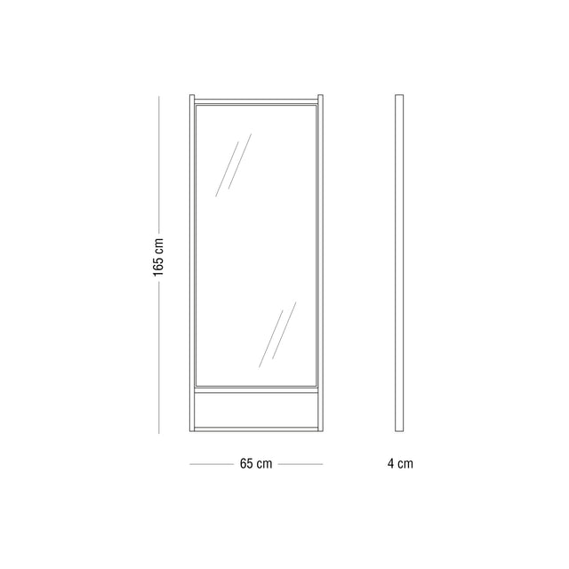Espejo de pie - Entrega Inmediata - Talleres Sustentables