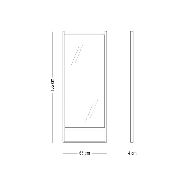 Espejo de pie - Talleres Sustentables